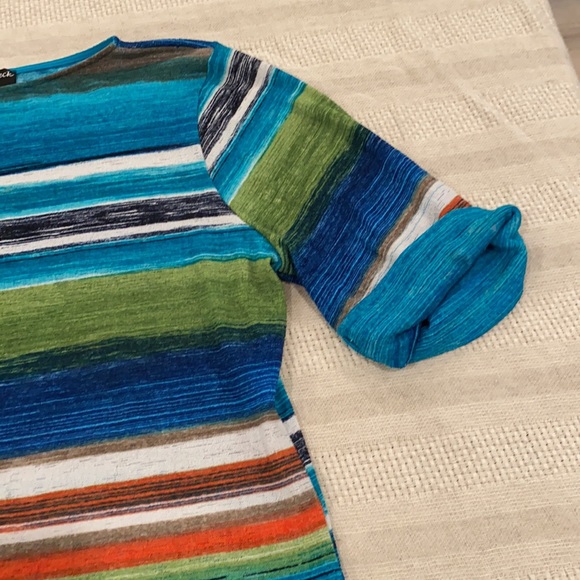 Striped with lots of colors top - Picture 2 of 3